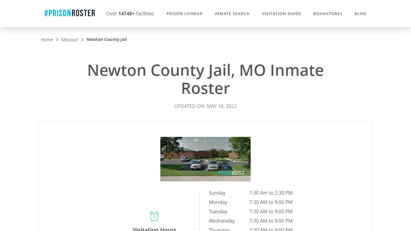 Newton County Jail, MO Inmate Roster
